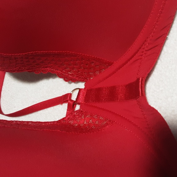 ADOREME BRA Size 38I Red Lace Women's Bra - Picture 9 of 9